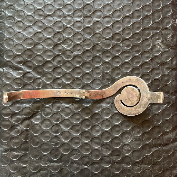 Sterling silver and onyx bracelet - Picture 3 of 4